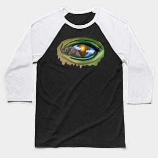 Elephant in Sahara Eye Baseball T-Shirt